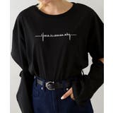 ロゴ刺繍肘あきロングTシャツ | SpRay | 詳細画像10