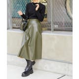 エコレザーロングスカート | SpRay | 詳細画像7