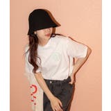 バスケロゴ刺繍クロップドTシャツ | SpRay | 詳細画像3 