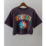 チャコールグレー | アニマルクロップドTシャツ | SpRay