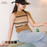 マルチボーダーハイネックタンク | SpRay | 詳細画像1