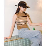 マルチボーダーハイネックタンク | SpRay | 詳細画像6