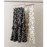 花柄フリルロングスカート | SpRay | 詳細画像2