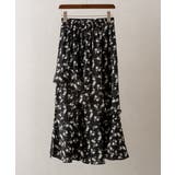 花柄フリルロングスカート | SpRay | 詳細画像9