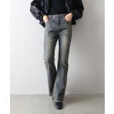 すそフリンジストレッチデニムフレアパンツ | SpRay | 詳細画像34 