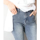すそフリンジストレッチデニムフレアパンツ | SpRay | 詳細画像54 