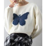 裏起毛デニムバタフライトップス | SpRay | 詳細画像9 