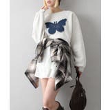 裏起毛デニムバタフライトップス | SpRay | 詳細画像17 