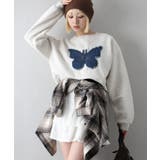 裏起毛デニムバタフライトップス | SpRay | 詳細画像18 