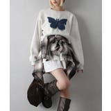 裏起毛デニムバタフライトップス | SpRay | 詳細画像21 