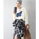 裏起毛デニムバタフライトップス | SpRay | 詳細画像2 