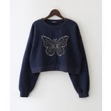 裏起毛デニムバタフライトップス | SpRay | 詳細画像26 