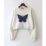 裏起毛デニムバタフライトップス | SpRay | 詳細画像27 