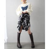 裏起毛デニムバタフライトップス | SpRay | 詳細画像7 