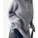 ハイネックZIP BIGニット | SpRay | 詳細画像3