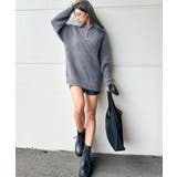 ハイネックZIP BIGニット | SpRay | 詳細画像4