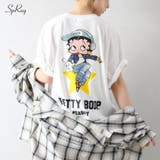 BACKプリントBETTY BIG Tシャツ | SpRay | 詳細画像1