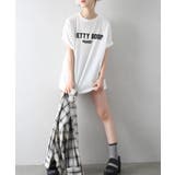 BACKプリントBETTY BIG Tシャツ | SpRay | 詳細画像10