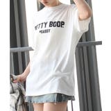 BACKプリントBETTY BIG Tシャツ | SpRay | 詳細画像12