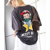 BACKプリントBETTY BIG Tシャツ | SpRay | 詳細画像28