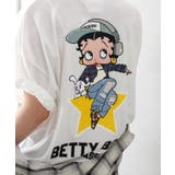 BACKプリントBETTY BIG Tシャツ | SpRay | 詳細画像3