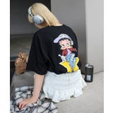BACKプリントBETTY BIG Tシャツ | SpRay | 詳細画像34