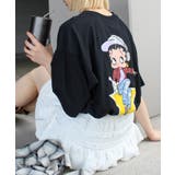 BACKプリントBETTY BIG Tシャツ | SpRay | 詳細画像35