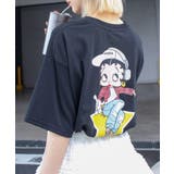 BACKプリントBETTY BIG Tシャツ | SpRay | 詳細画像36