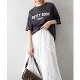 BACKプリントBETTY BIG Tシャツ | SpRay | 詳細画像46