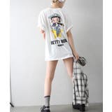 BACKプリントBETTY BIG Tシャツ | SpRay | 詳細画像9