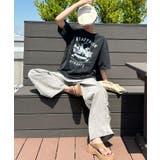 ピグメントプリントビッグTシャツ | SpRay | 詳細画像27