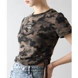 迷彩サイドシャーリングTシャツ | SpRay | 詳細画像3 
