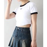 リボン半袖リンガーTシャツ | SpRay | 詳細画像11