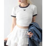 リボン半袖リンガーTシャツ | SpRay | 詳細画像22