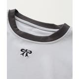 リボン半袖リンガーTシャツ | SpRay | 詳細画像29