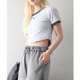 リボン半袖リンガーTシャツ | SpRay | 詳細画像3