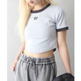 リボン半袖リンガーTシャツ | SpRay | 詳細画像5
