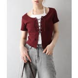 レ－スアップフェイクレイヤ－ドトップス | SpRay | 詳細画像25 