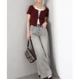 レ－スアップフェイクレイヤ－ドトップス | SpRay | 詳細画像28 