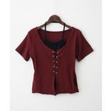 レ－スアップフェイクレイヤ－ドトップス | SpRay | 詳細画像43 