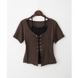 レ－スアップフェイクレイヤ－ドトップス | SpRay | 詳細画像44 