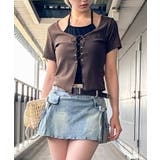 レ－スアップフェイクレイヤ－ドトップス | SpRay | 詳細画像50 