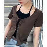 レ－スアップフェイクレイヤ－ドトップス | SpRay | 詳細画像55 