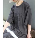 貼付ロゴBIGTシャツ | SpRay | 詳細画像66
