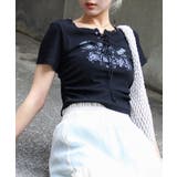 ブラック | テレコイーグルスタッズTシャツ | SpRay