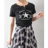 ブラック | STARプリントスピンドル Tシャツ | SpRay