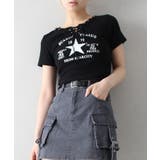 STARプリントスピンドル Tシャツ | SpRay | 詳細画像21