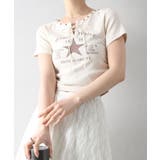 アイボリー | STARプリントスピンドル Tシャツ | SpRay