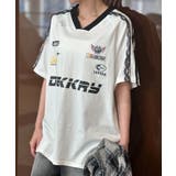 ホワイト | 袖レースゲームTシャツ | SpRay