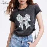 レースリボンシャーリング Tシャツ | SpRay | 詳細画像1